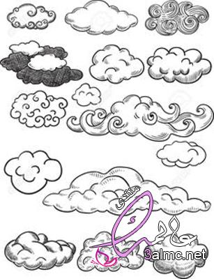 رسومات غيوم للتلوين و رسم غيوم للاطفال،30 رسومات غيوم 3almik.com_13_22_166