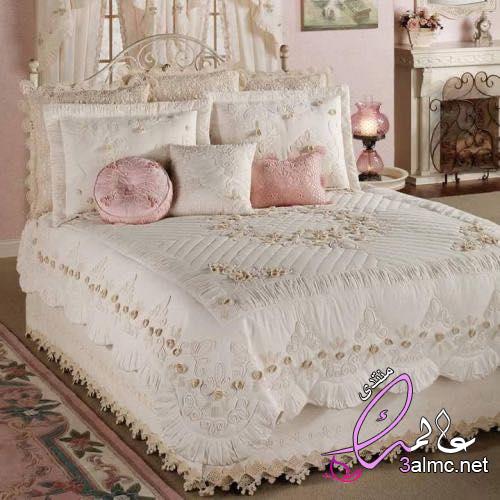 أجمل مفارش سرير للعروسه بكل الألوان/مفارش سرير تركي موقع كنتوسه