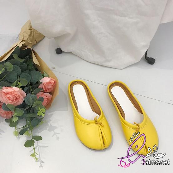 احدث موديلات الاحذية النسائية الصيفية، احذية 2020 للبنات، احذية فلات مصرية 3almik.com_22_20_159